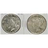 Image 1 : 1922-S & 1923-D PEACE DOLLARS AU
