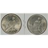 Image 2 : 1923-D AU & 1924 BU PEACE DOLLARS