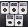 Image 2 : LOT OF ( 5 ) 1959 JEFFERSON NICKELS, NGC  PROOF-67