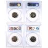 Image 2 : LOT OF (4) 1963 JEFFERSON NICKELS PCGS PR 68