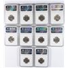 Image 2 : LOT OF ( 10 ) 1965 SMS JEFFERSON NICKELS, NGC MS-66