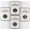 Image 1 : 1965 SMS, ( 2 ) 1966 SMS & 1967 SMS WASHINGTON QUARTERS, ALL NGC MS-66