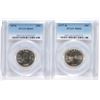 Image 1 : ( 2 ) PCGS GRADED WASHINGTON QUARTERS: 1974 MS-65 & 1977-D MS-66