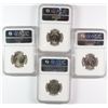 Image 2 : ( 4 ) WASHINGTON QUARTERS ALL NGC MS-65: 1974-D, 1981 P&D AND 1984