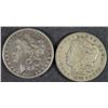 Image 1 : 1883-S, & 1904-S MORGAN DOLLARS G-VG