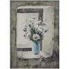 Image 1 : American School (20th Century), FLOWERS IN VASE, watercolor on paper, 11 1/2 x 8 1/2", signed l...