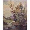 Image 1 : Maria G. Argentin (20th Century) Mexican/American, HEADING HOME, 1997, acrylic painting on boar...