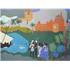 Image 1 : Romare Bearden (1914-1988) American, TROPICAL SCENE, color screenprint, signed in pencil, artis...