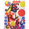 Image 1 : Alexander Calder (1898-1976) American, RIBIKOV, color lithograph, signed in pencil, artist's pr...