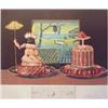 Image 1 : Salvador Dali (1904-1989) Spanish, LES DINNERS DE GALA (F. 77-5I), 1977, color lithograph with...