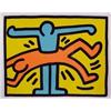 Image 1 : Keith Haring (1958 - 1990) American, POP SHOP VI: A, 1989, color screenprint, authenticity Esta...