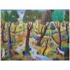 Image 1 : Philton Latortue (20th Century) Haitian, AT THE RIVER, oil painting on Masonite, 36 x 48", sign...