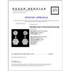 Image 3 : 14K White Gold 3.13ctw Diamond Earrings