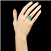 Image 4 : 14K Gold 5.14ct Emerald & 0.53ctw Diamond Ring