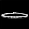 Image 1 : 14K Gold 3.02ctw Diamond Bracelet