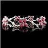 Image 1 : 14K Gold 17.45ct Ruby & 1.14ctw Diamond Bracelet