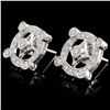 Image 2 : 18K Gold 0.71ctw Diamond Earrings