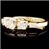 Image 2 : 18K Gold 1.16ctw Diamond Ring