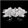 Image 1 : 18K White Gold 1.67ctw Diamond Ring