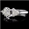 Image 2 : 18K White Gold 1.67ctw Diamond Ring