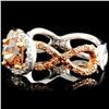 Image 2 : 14K Gold 1.10ctw Fancy Color Diamond Earrings