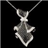 Image 1 : 14K Gold 2.69ctw Fancy Color Diamond Pendant