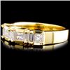 Image 2 : 18K Gold 0.70ctw Diamond Ring