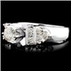 Image 2 : 18K Gold 0.69ctw Diamond Ring