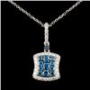 Image 1 : 14K Gold 1.12ctw Fancy Diamond Pendant