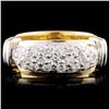 Image 1 : 14K Gold 0.80ctw Diamond Ring