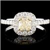 Image 1 : 18K Gold 1.20ctw Fancy Diamond Ring