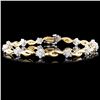 Image 1 : 14K Gold 1.00ctw Diamond Bracelet