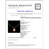Image 3 : 14K Gold 0.38ctw Fancy Diamond Pendant