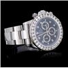 Image 3 : Rolex SS Daytona 3.05CT Diamond Wristwatch