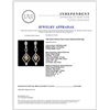 Image 3 : 18K Gold 2.54ctw Fancy Color Diamond Earrings