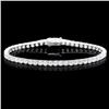 Image 1 : ^18k White Gold 8.00ct Diamond Bracelet
