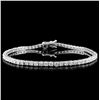 14K White Gold 5.00ct Diamond Tennis Bracelet