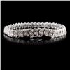 Image 2 : 14K White Gold 2.00ctw Diamond Bracelet