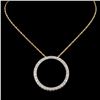 Image 2 : 14K Gold 0.80ctw Diamond Pendant