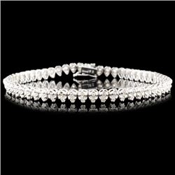 18K Gold 2.25ctw Diamond Bracelet