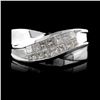 Image 1 : 18K White Gold 0.70ctw Diamond Ring