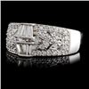 Image 2 : 18K White Gold 0.71ctw Diamond Ring
