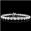 Image 1 : 18K White Gold 2.71ctw Diamond Bracelet