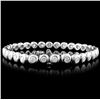 Image 2 : 18K White Gold 2.71ctw Diamond Bracelet