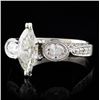 Image 2 : 18K White Gold 2.22ctw Diamond Ring