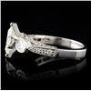 Image 3 : 18K White Gold 2.22ctw Diamond Ring