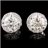 Image 1 : 14K Gold 1.13ctw Diamond Earrings