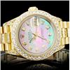 Image 3 : Rolex 18K 3.00ct Diamond Presidential Ladies Watch