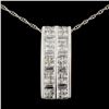 Image 1 : 14K Gold 1.63ctw Diamond Pendant