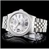 Image 3 : Rolex SS DateJust 1.50ctw Diamond Ladies Wristwatc